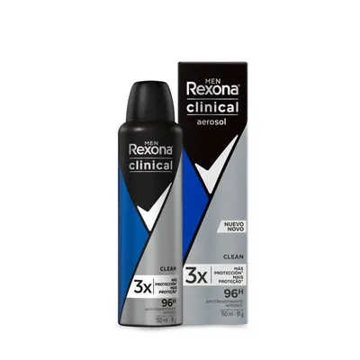 Desodorante Aerosol Rexona Clin Clean 91g